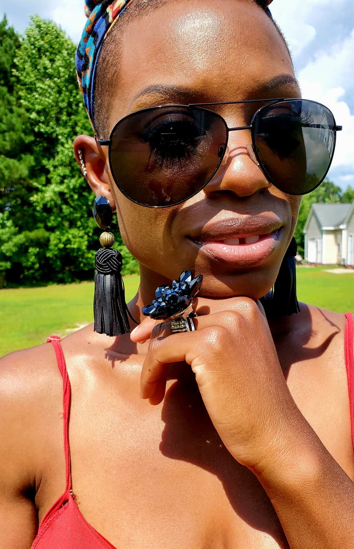 Black Swan Earrings